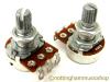 2 500K ELECTRIC GUITAR POTS POTENTIOMETERS SHORT SHAFT